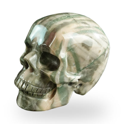 Nine Dragon Jade crystal skull 3" SKH30HA02 photo 7