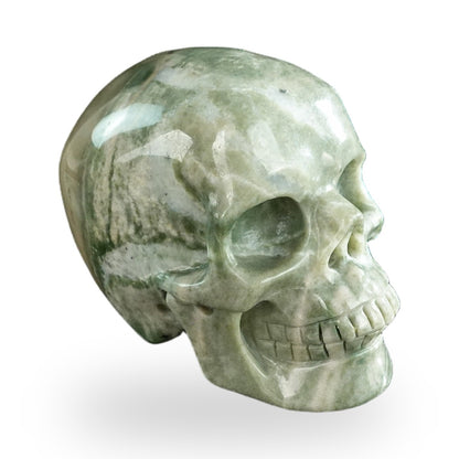 Nine Dragon Jade crystal skull 3" SKH30HA03 photo 4
