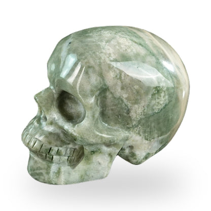 Nine Dragon Jade crystal skull 3" SKH30HA03 photo 7