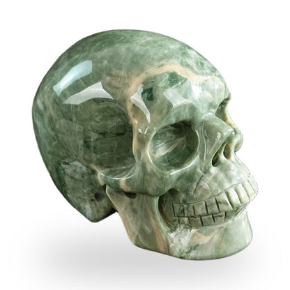 Nine Dragon Jade crystal skull 3" SKH30HA04 photo 3