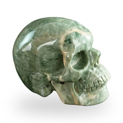 Nine Dragon Jade crystal skull 3" SKH30HA04 photo 4