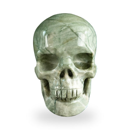 Nine Dragon Jade crystal skull 3" SKH30HA05 photo 1