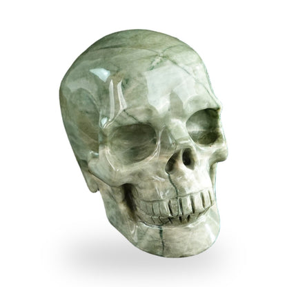Nine Dragon Jade crystal skull 3" SKH30HA05 photo 2