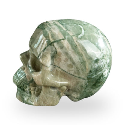 Nine Dragon Jade crystal skull 3" SKH30HA06 photo 5