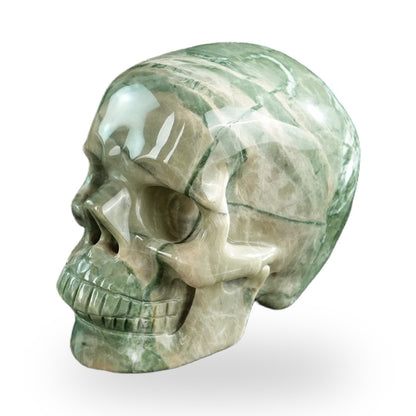 Nine Dragon Jade crystal skull 3" SKH30HA06 photo 6