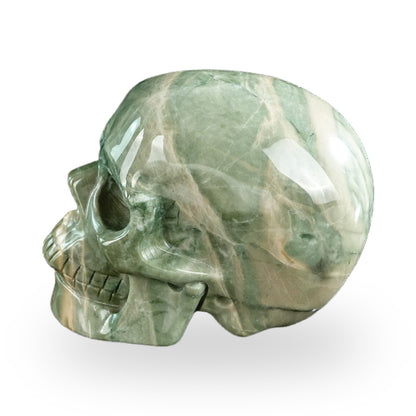 Nine Dragon Jade crystal skull 3" SKH30HA07 photo 6