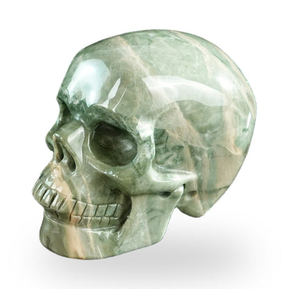 Nine Dragon Jade crystal skull 3" SKH30HA07 photo 7
