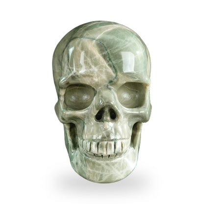 Nine Dragon Jade crystal skull 3" SKH30HA08 photo 1