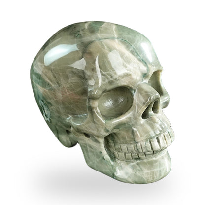 Nine Dragon Jade crystal skull 3" SKH30HA08 photo 3