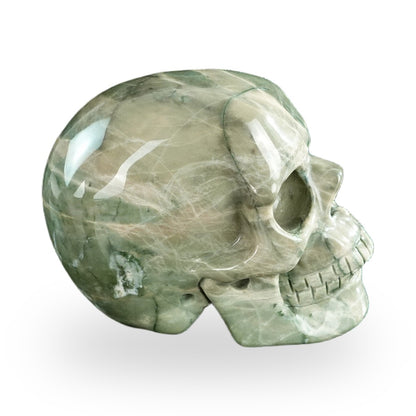 Nine Dragon Jade crystal skull 3" SKH30HA08 photo 4