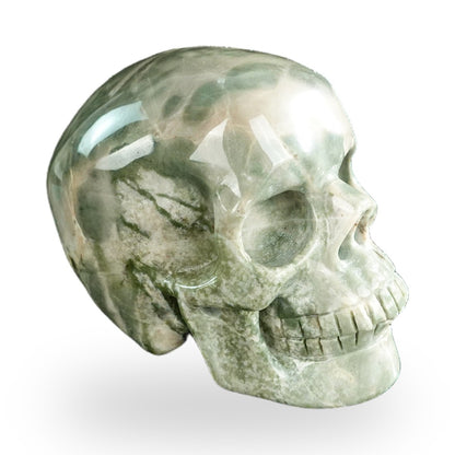 Nine Dragon Jade crystal skull 3" SKH30HA09 photo 4
