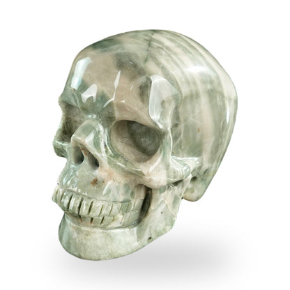Nine Dragon Jade crystal skull 3" SKH30HA09 photo 8
