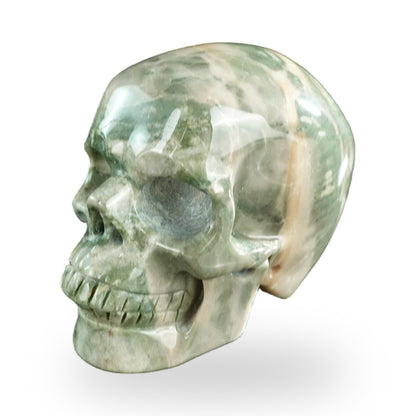 Nine Dragon Jade crystal skull 3" SKH30HA10 photo 7