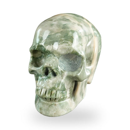 Nine Dragon Jade crystal skull 3" SKH30HA10 photo 8