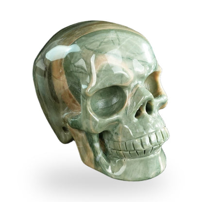 Nine Dragon Jade crystal skull 3" SKH30HA11 photo 4