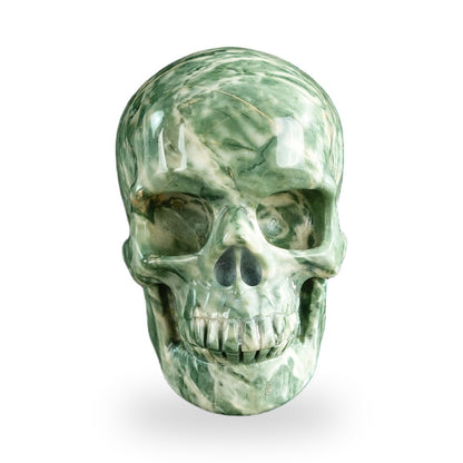 Nine Dragon Jade crystal skull 3" SKH30HA14 photo 1