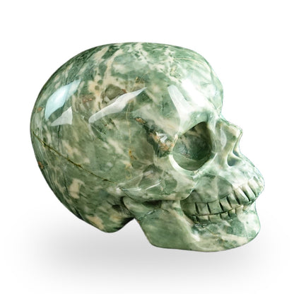 Nine Dragon Jade crystal skull 3" SKH30HA14 photo 4