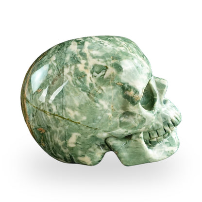 Nine Dragon Jade crystal skull 3" SKH30HA14 photo 5