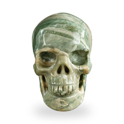 Nine Dragon Jade crystal skull 3" SKH30HA16 photo 1