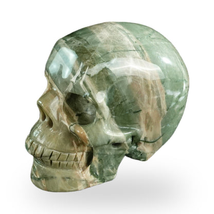 Nine Dragon Jade crystal skull 3" SKH30HA16 photo 6