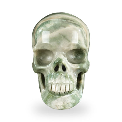 Nine Dragon Jade crystal skull 3" SKH30HA18 photo 1