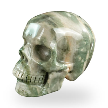 Nine Dragon Jade crystal skull 3" SKH30HA18 photo 6