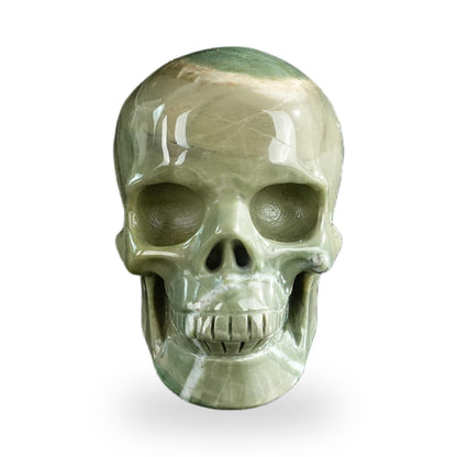 Nine Dragon Jade crystal skull 3" SKH30HA19 photo 1