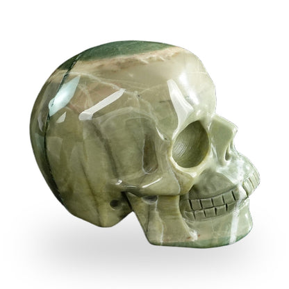 Nine Dragon Jade crystal skull 3" SKH30HA19 photo 4