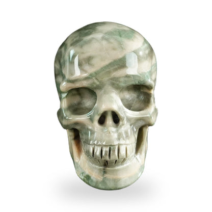 Nine Dragon Jade crystal skull 3" SKH30HA20 photo 1