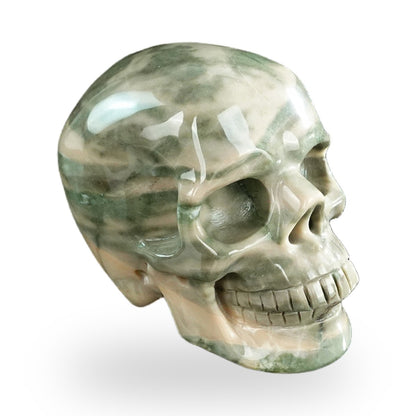 Nine Dragon Jade crystal skull 3" SKH30HA20 photo 3