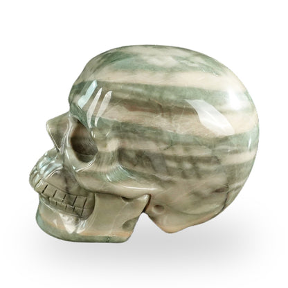 Nine Dragon Jade crystal skull 3" SKH30HA20 photo 5