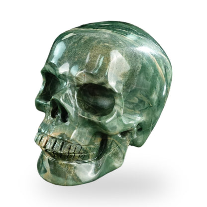 Nine Dragon Jade crystal skull 4.5" SKH45HA02 photo 5