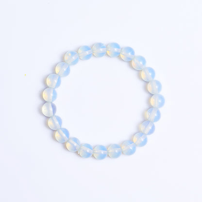 Natural Opalite Beads Bracelet,Healing Energy Bracelet,Handcrafted Gift