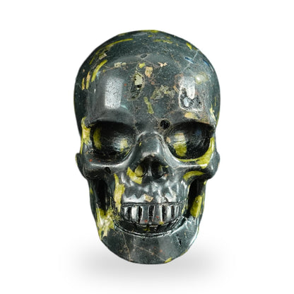 Plum Blossom Jade crystal skull 2.2" SKH20PB01 hand carved gemstone
