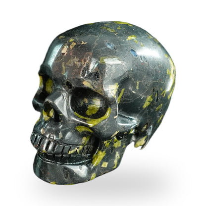 Plum Blossom Jade crystal skull 2.2" SKH20PB01 view 7