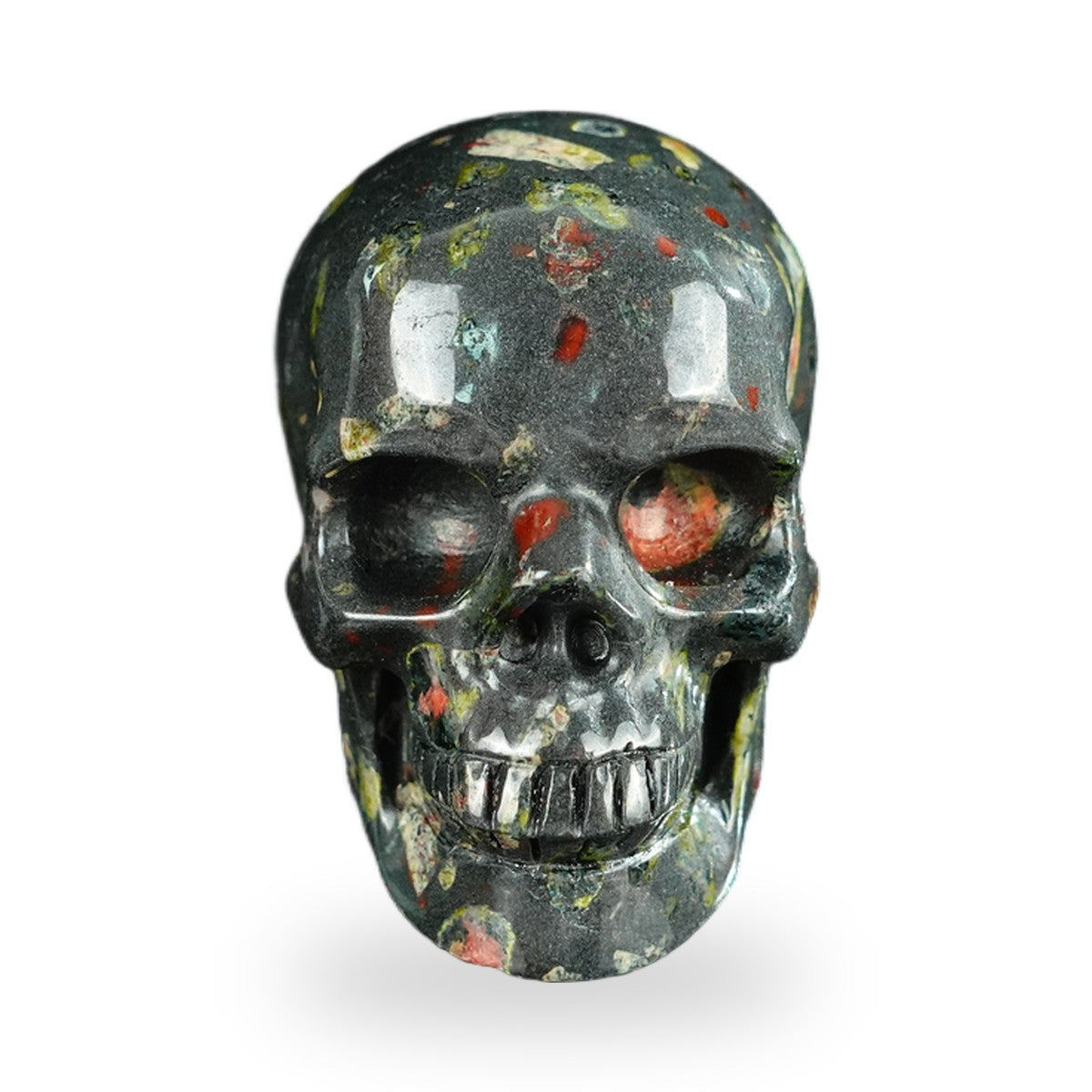 Plum Blossom Jade crystal skull 2.2" SKH20PB02 photo 1