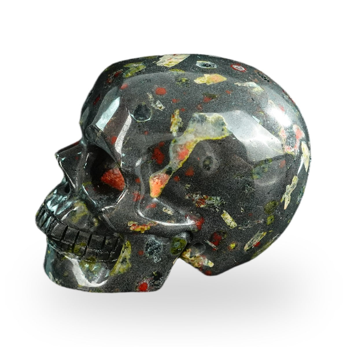 Plum Blossom Jade crystal skull 2.2" SKH20PB02 photo 5