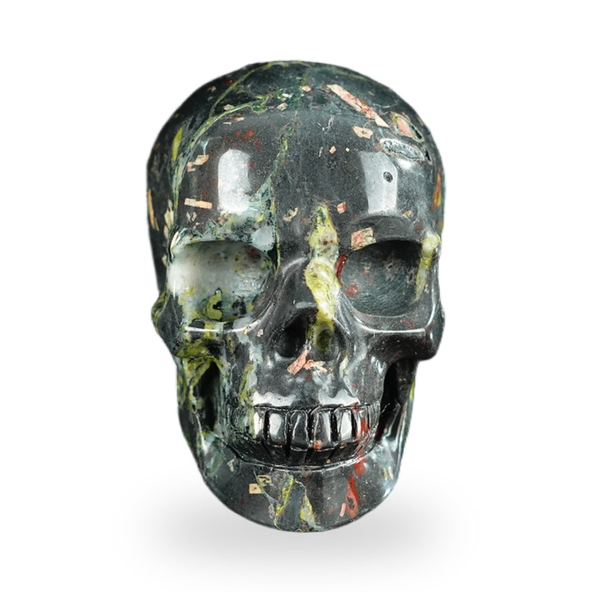 Plum Blossom Jade crystal skull 2.2" SKH20PB03 photo 1