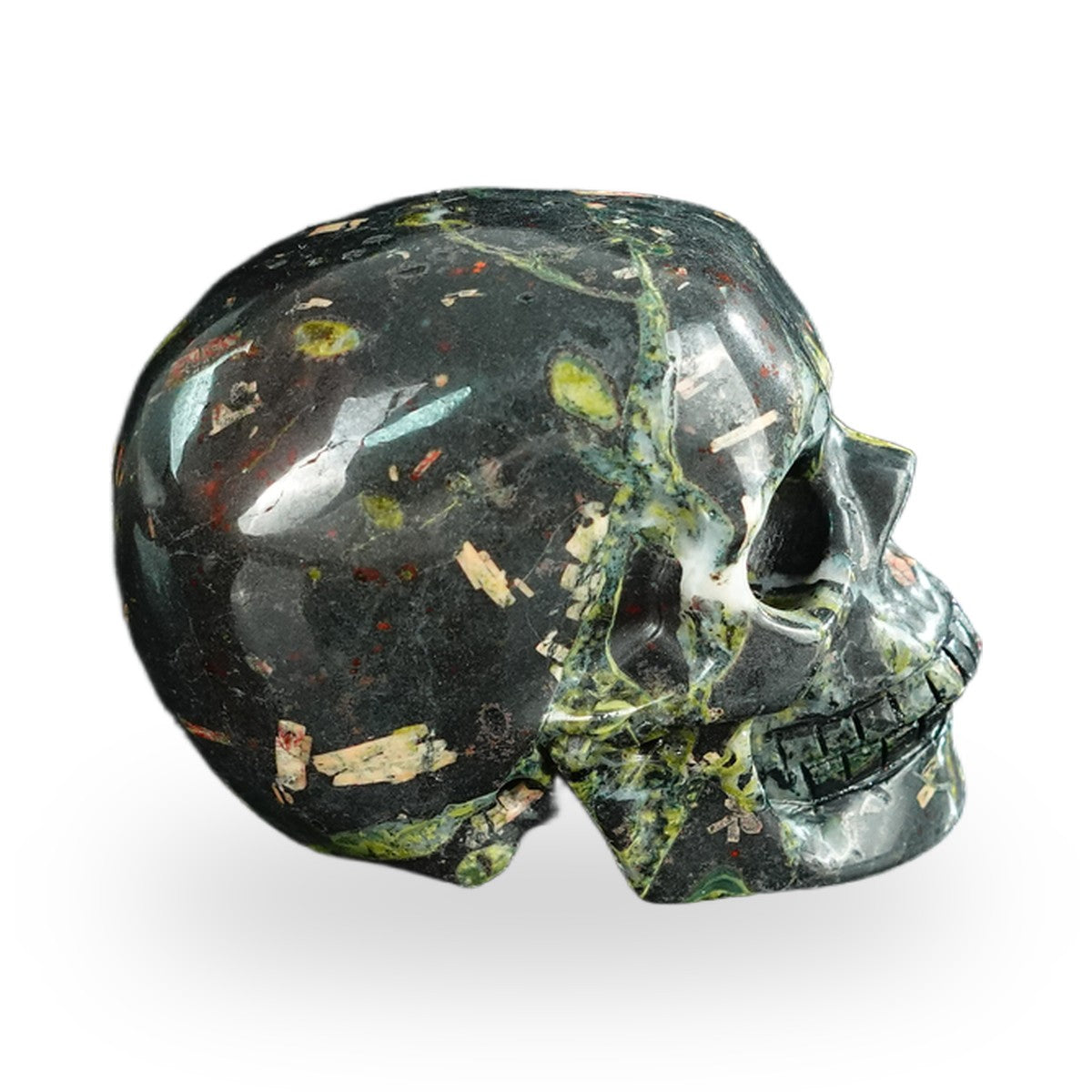 Plum Blossom Jade crystal skull 2.2" SKH20PB03 photo 4