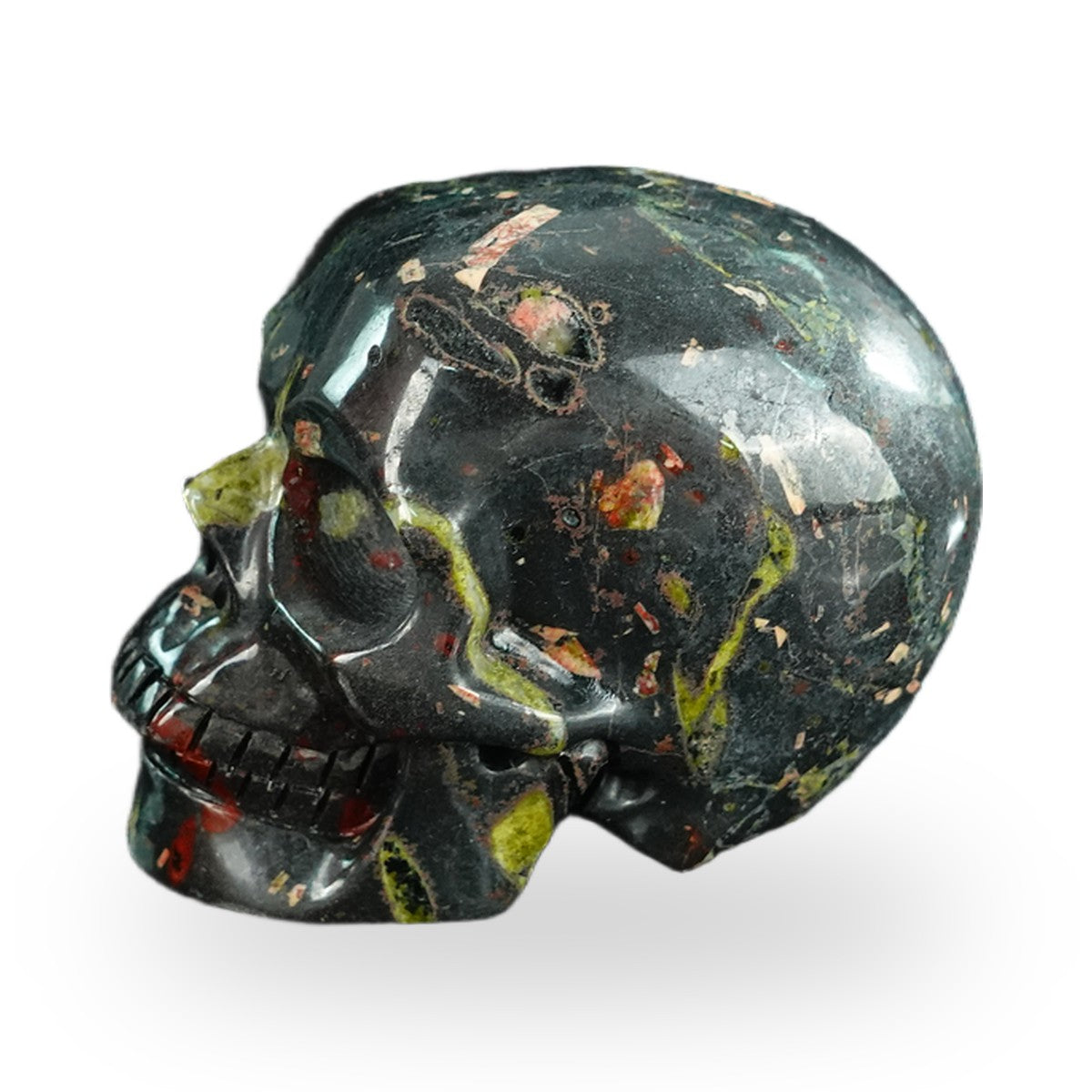 Plum Blossom Jade crystal skull 2.2" SKH20PB03 photo 6