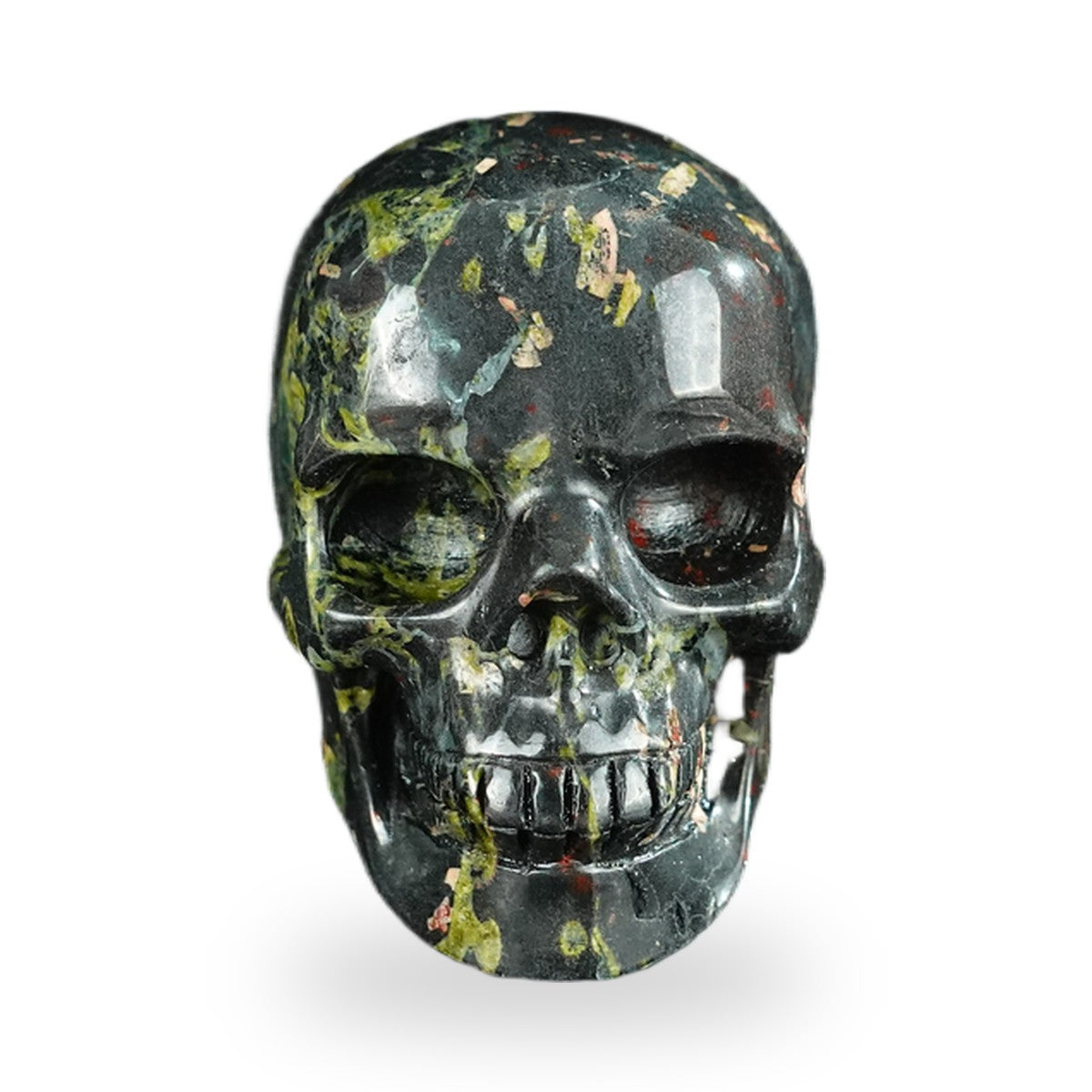 Plum Blossom Jade crystal skull 2.2" SKH20PB04 photo 1
