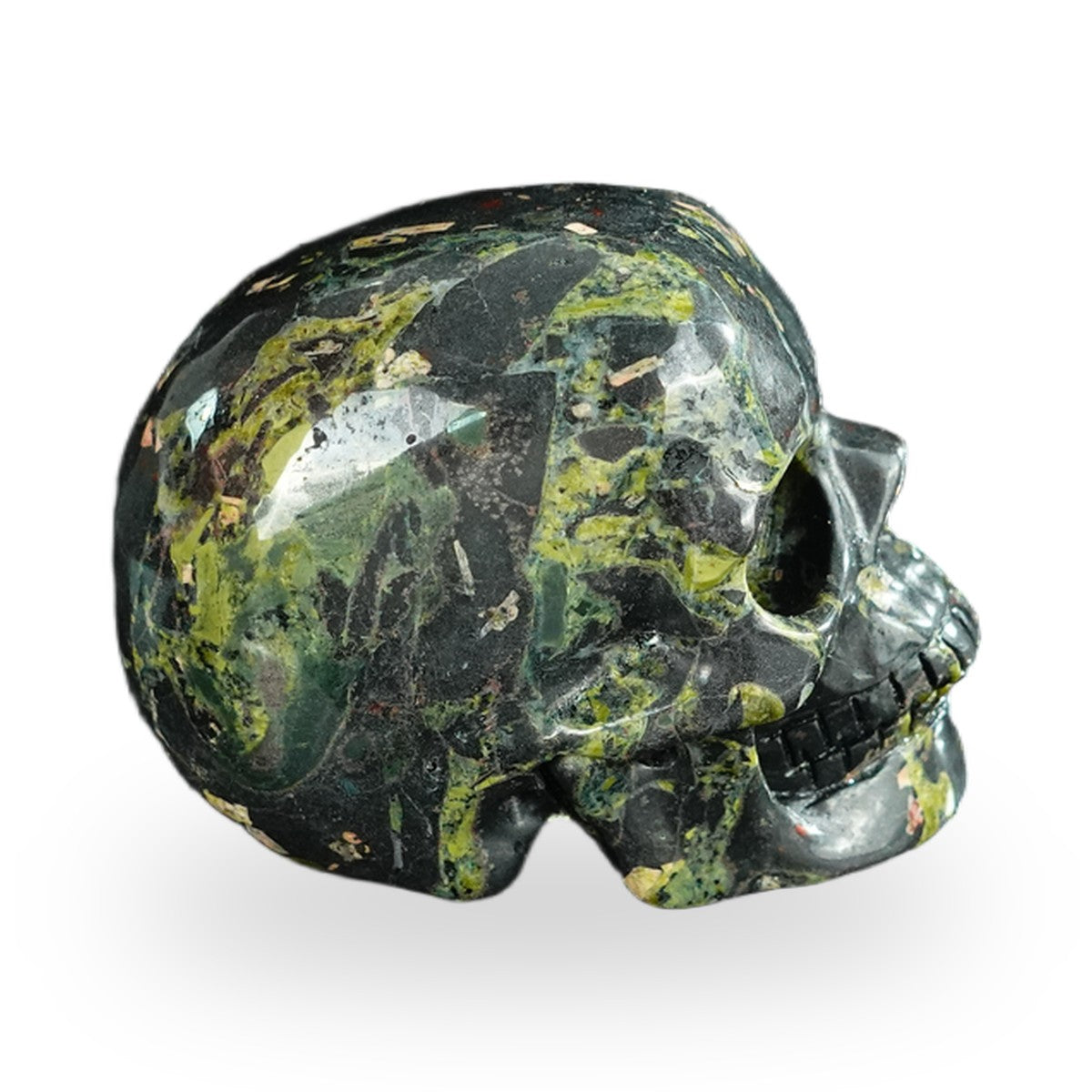 Plum Blossom Jade crystal skull 2.2" SKH20PB04 photo 3