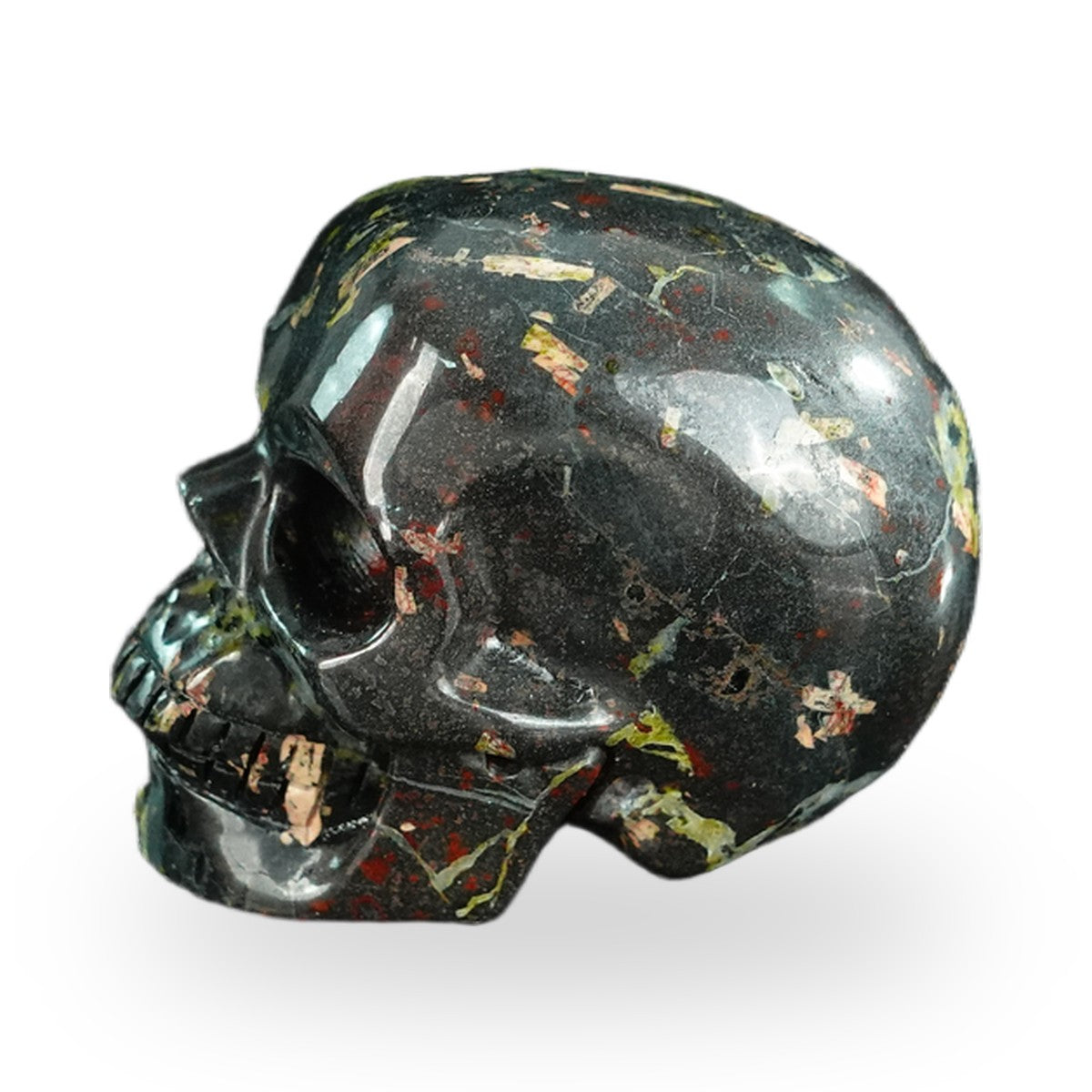 Plum Blossom Jade crystal skull 2.2" SKH20PB04 photo 5