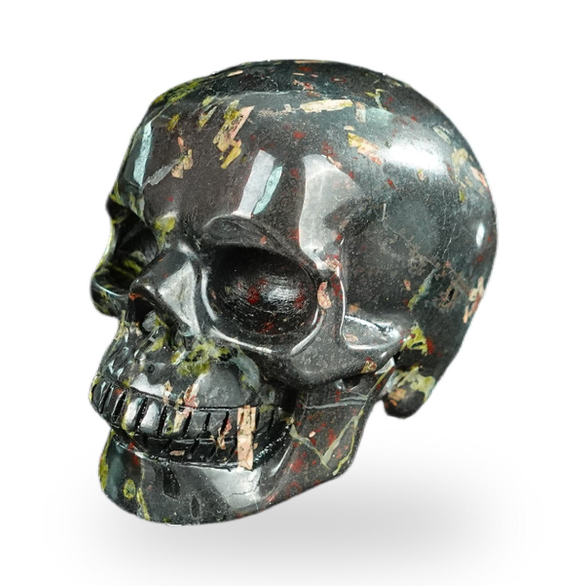 Plum Blossom Jade crystal skull 2.2" SKH20PB04 photo 6