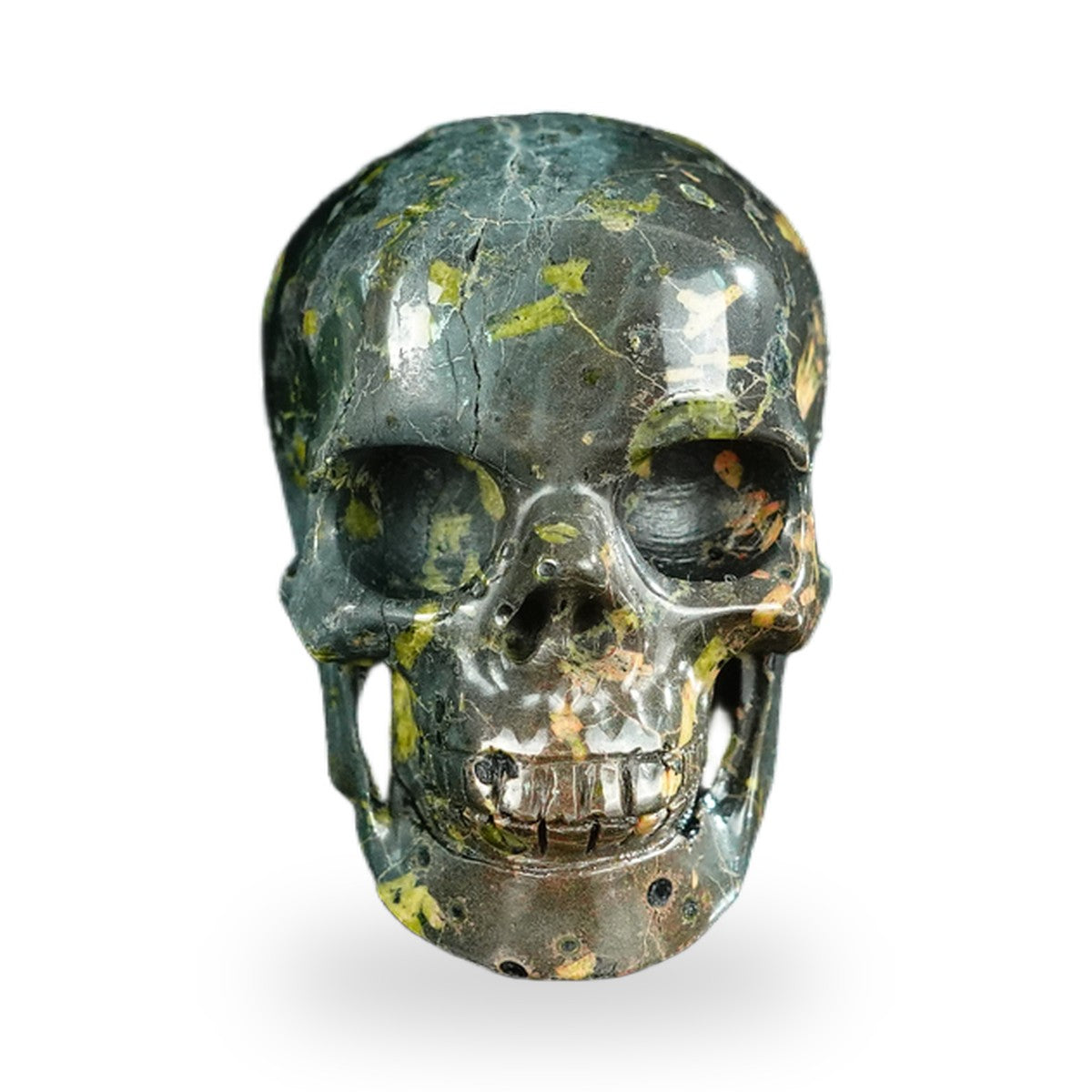 Plum Blossom Jade crystal skull 2.2" SKH20PB05 photo 1