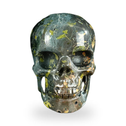 Plum Blossom Jade crystal skull 2.2" SKH20PB05 photo 1