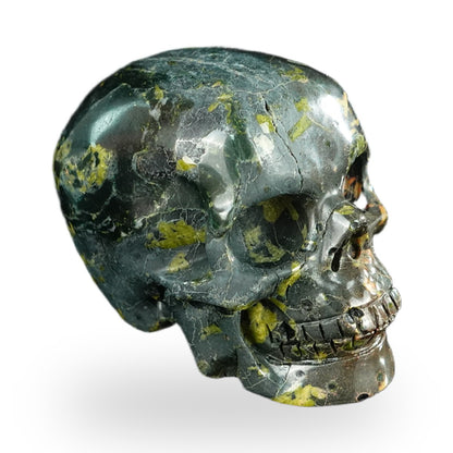 Plum Blossom Jade crystal skull 2.2" SKH20PB05 photo 3