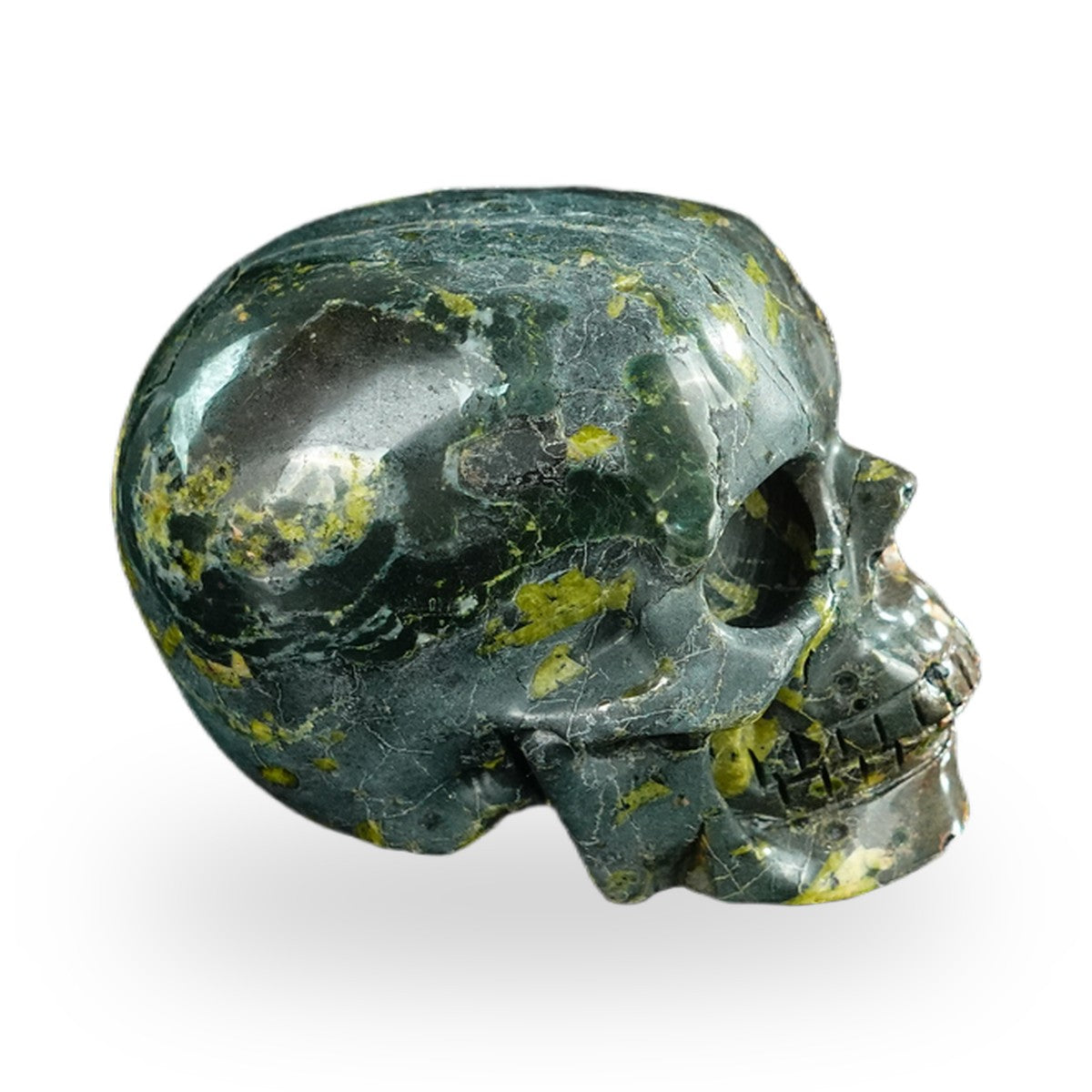 Plum Blossom Jade crystal skull 2.2" SKH20PB05 photo 4