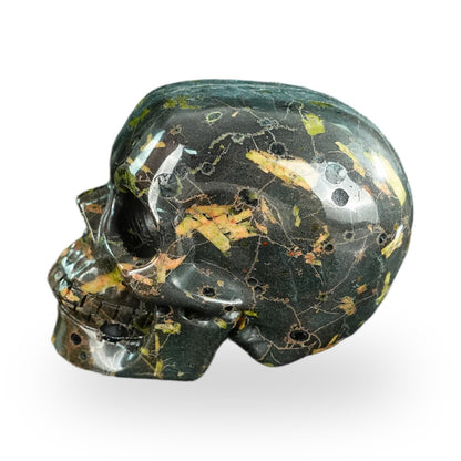 Plum Blossom Jade crystal skull 2.2" SKH20PB05 photo 6
