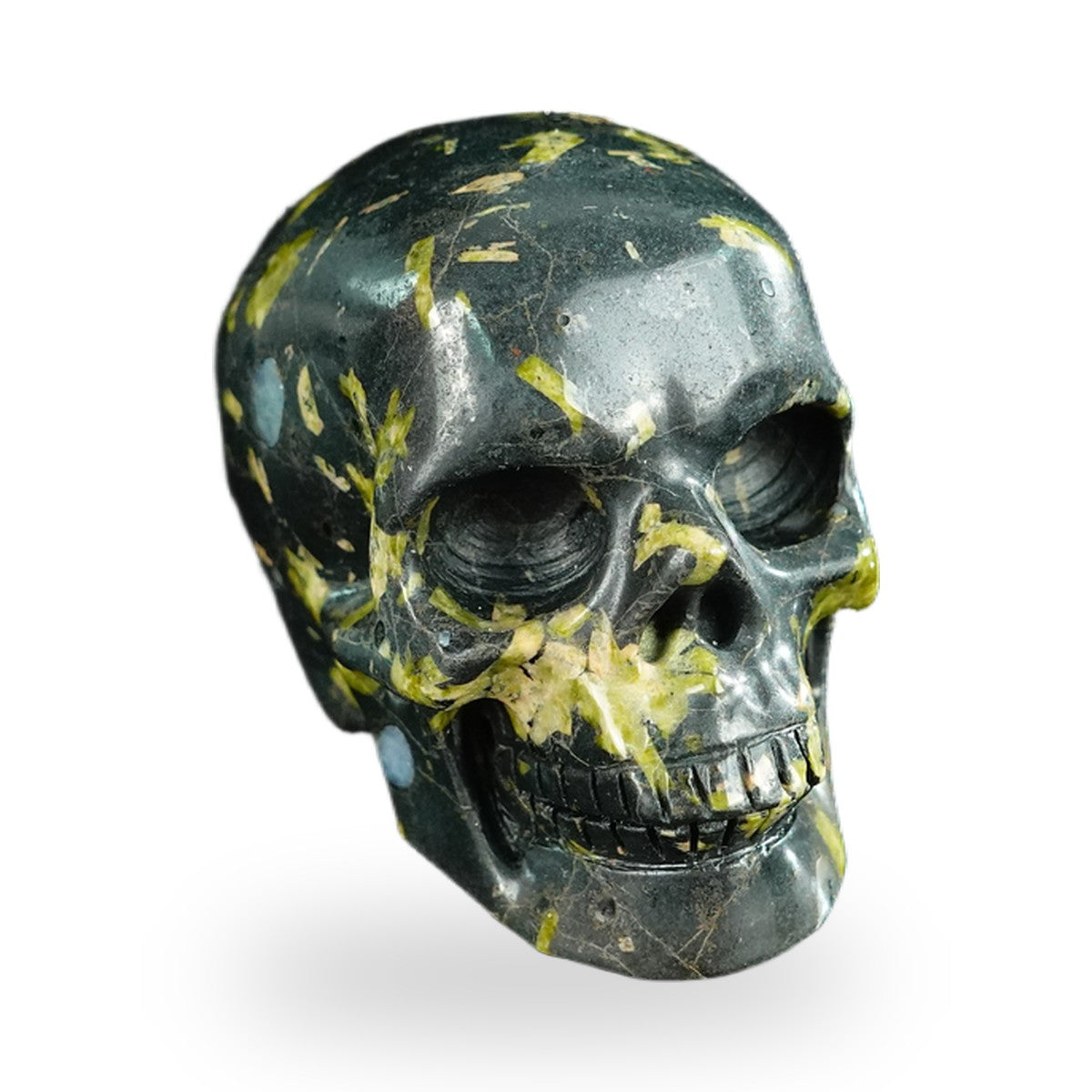 Plum Blossom Jade crystal skull 2.2" SKH20PB06 photo 2